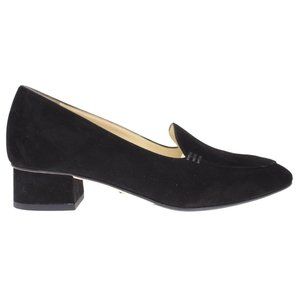 Sarah Flint Rosie Loafer in Black Suede, Size 36.5